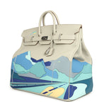 Hermes HAC Birkin 50 "Endless Road" Gris Perle Togo Palladium Hardware