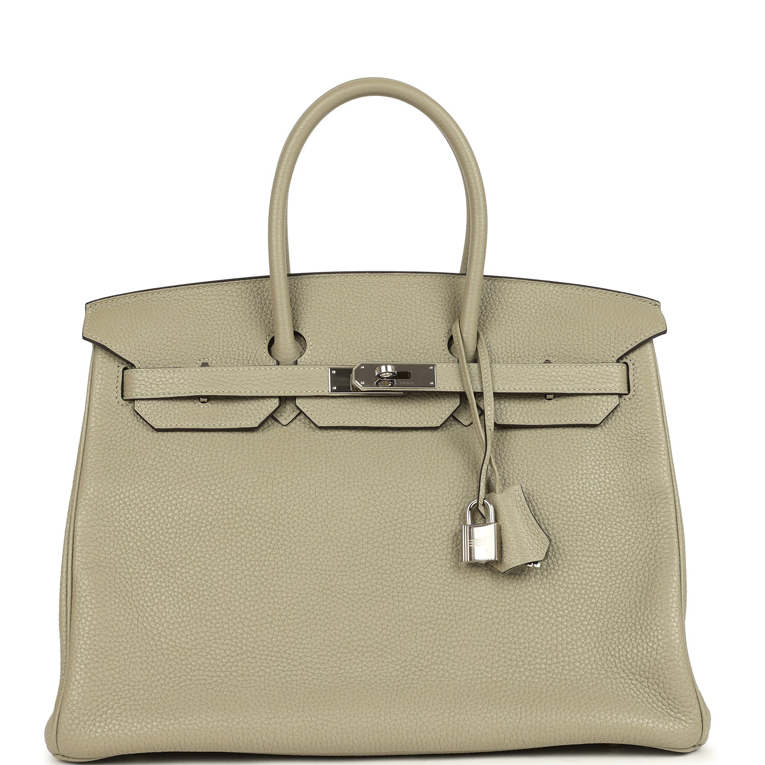 Hermes Birkin 35 Sauge Clemence Palladium Hardware