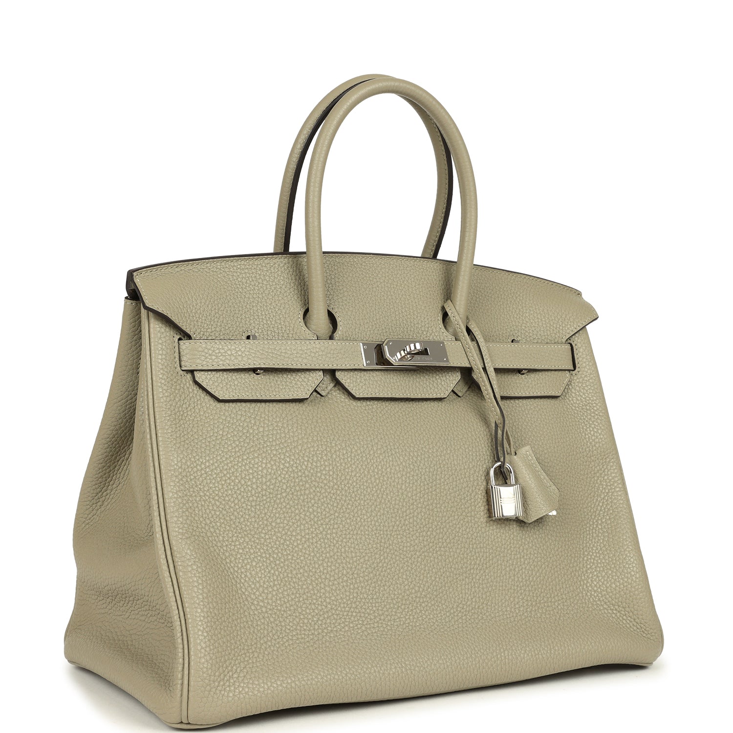 Hermes Birkin 35 Sauge Clemence Palladium Hardware
