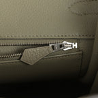 Hermes Birkin 35 Sauge Clemence Palladium Hardware