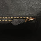 Hermes Birkin 25 Black Togo Permabrass Hardware