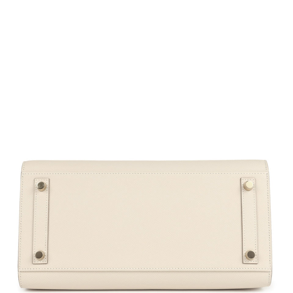Hermes Birkin Sellier 30 Craie Epsom Gold Hardware