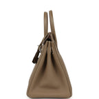 Hermes Birkin 25 Etoupe Togo Palladium Hardware