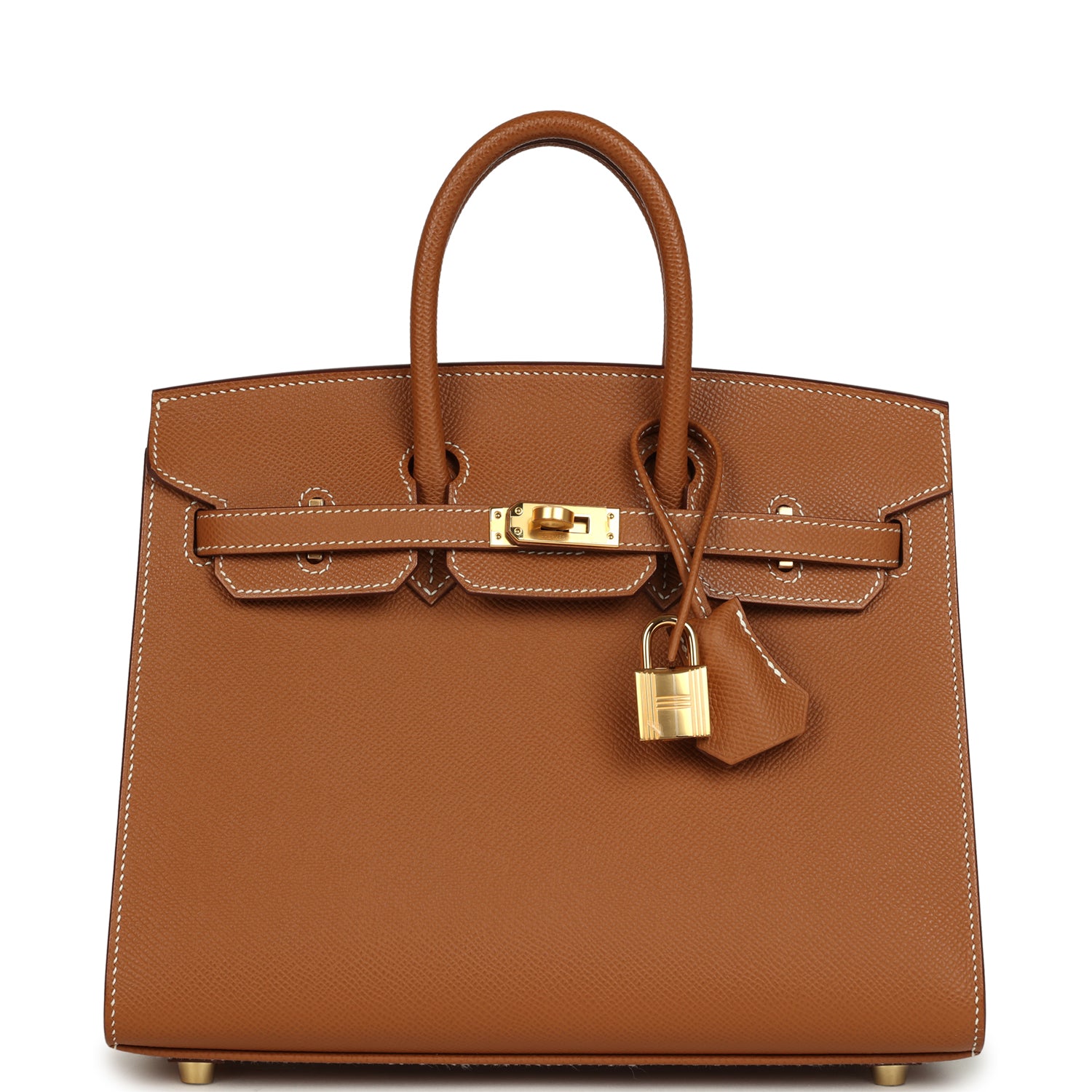 Hermes Birkin Sellier 25 Gold Epsom Gold Hardware