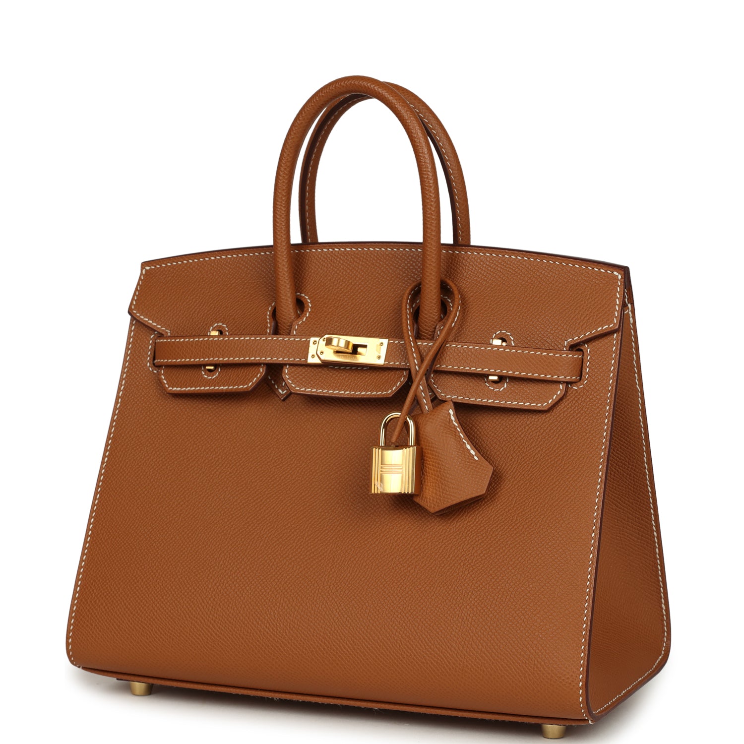 Hermes Birkin Sellier 25 Gold Epsom Gold Hardware