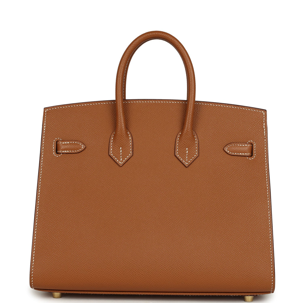 Hermes Birkin Sellier 25 Gold Epsom Gold Hardware