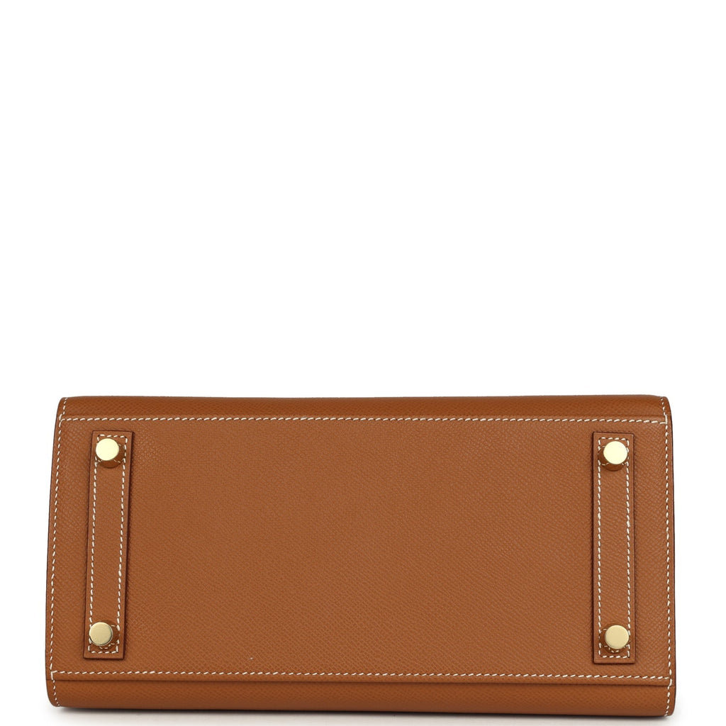 Hermes Birkin Sellier 25 Gold Epsom Gold Hardware