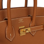 Hermes Birkin Sellier 25 Gold Epsom Gold Hardware