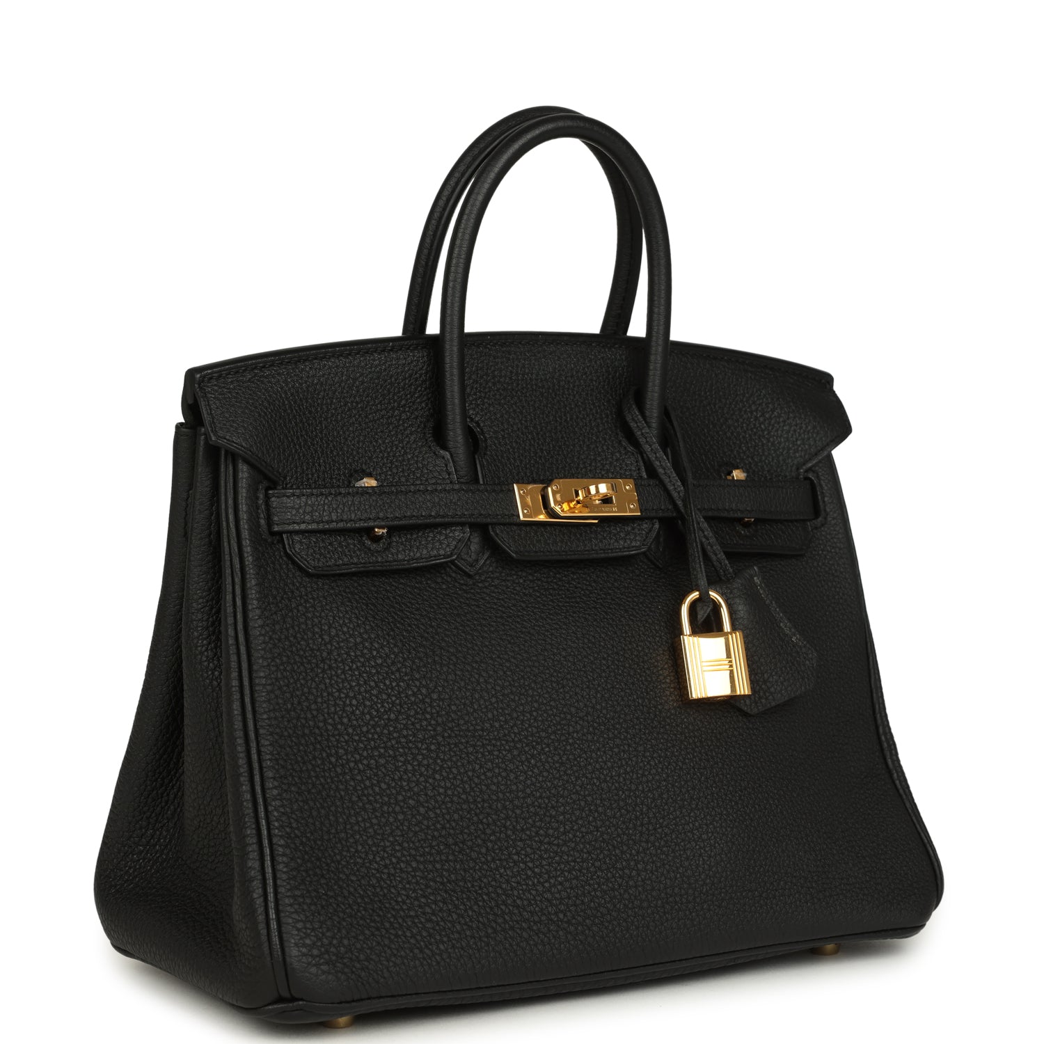 Hermes Birkin 25 Black Togo Gold Hardware
