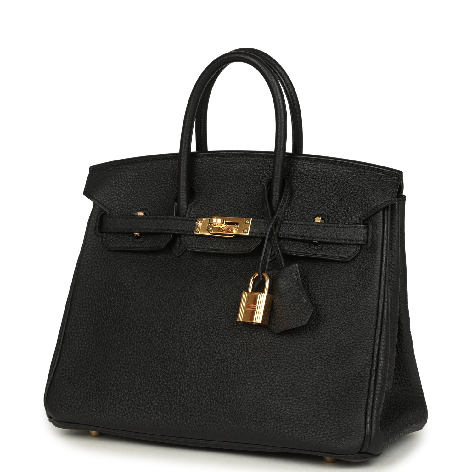 Hermes Birkin 25 Black Togo Gold Hardware