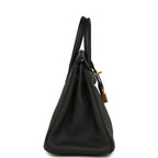 Hermes Birkin 25 Black Togo Gold Hardware
