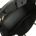 Hermes Birkin 25 Black Togo Gold Hardware