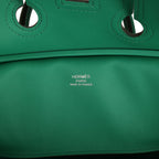 Hermes Birkin 25 Cargo Vert Vertigo Toile H and Swift Palladium Hardware