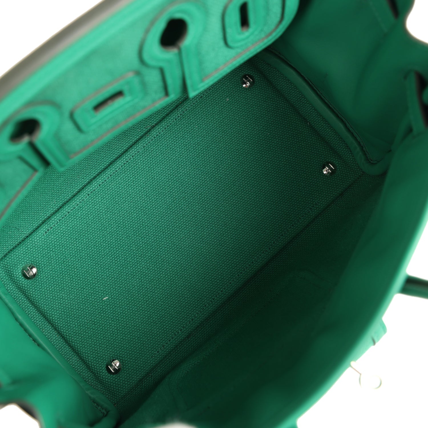 Hermes Birkin 25 Cargo Vert Vertigo Toile H and Swift Palladium Hardware