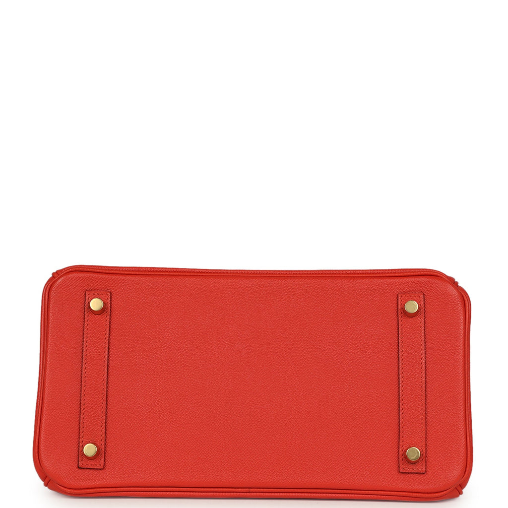 Hermes Birkin 30 Rouge Tomate Epsom Gold Hardware