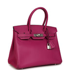 Hermes Birkin 30 Rose Poupre Epsom Palladium Hardware