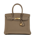 Hermes Birkin 30 Etoupe Togo Gold Hardware