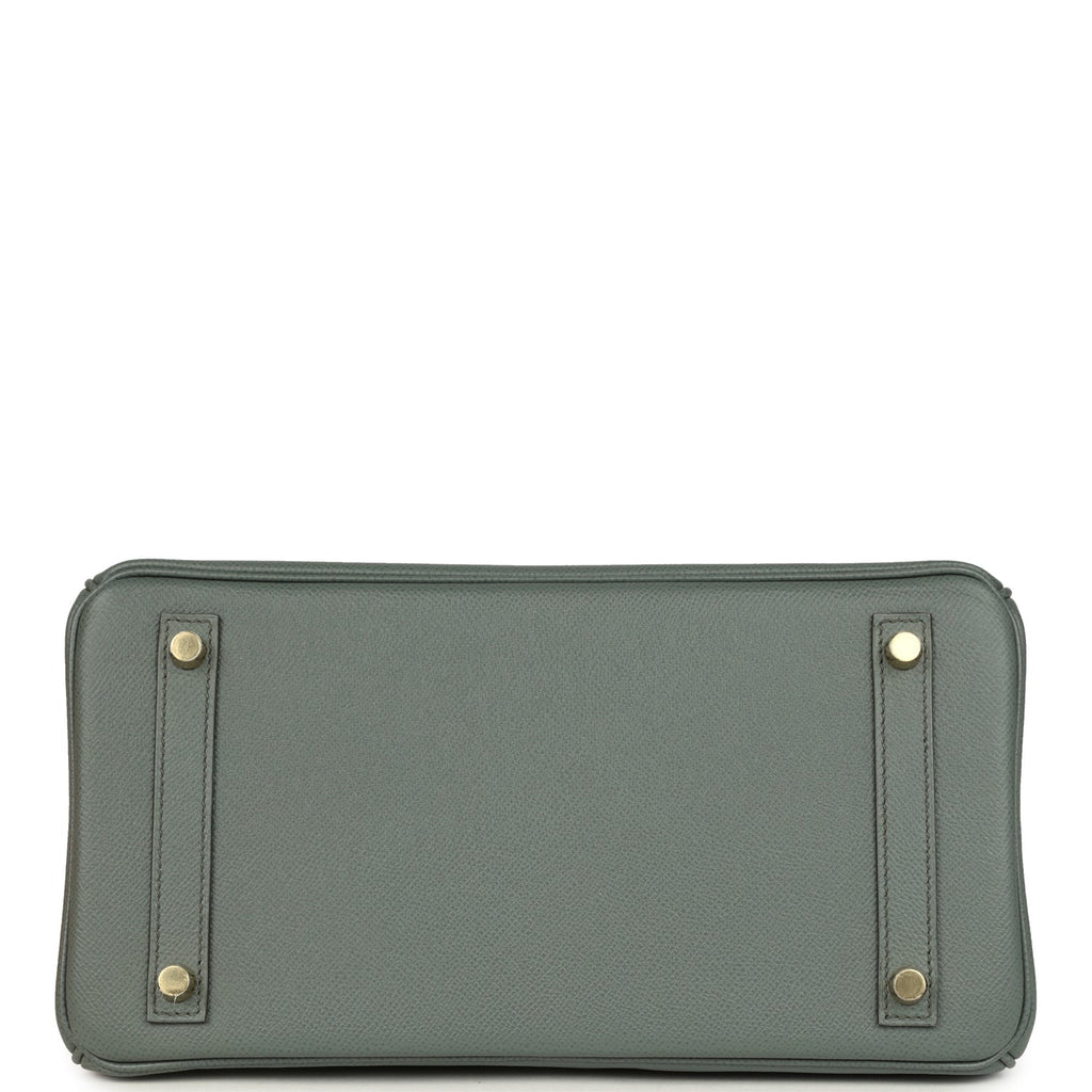 Hermes Birkin 30 Vert Amande Epsom Gold Hardware