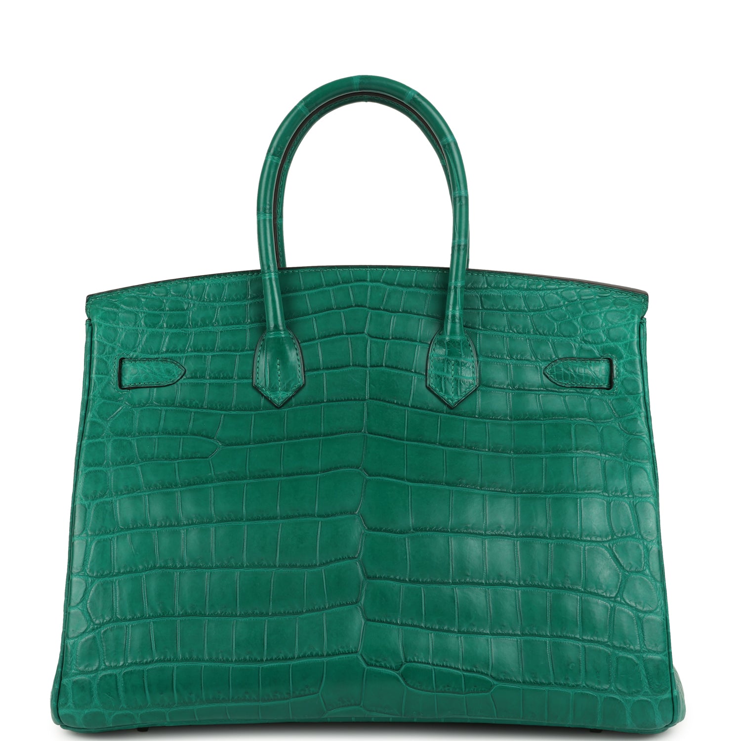 Hermes Birkin 35 Malachite Matte Niloticus Crocodile Palladium Hardware