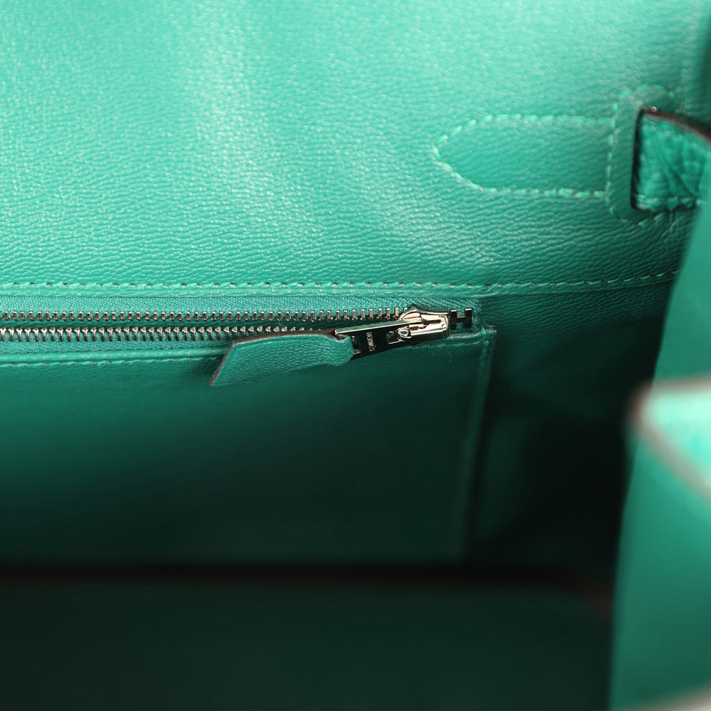 Hermes Birkin 35 Malachite Matte Niloticus Crocodile Palladium Hardware
