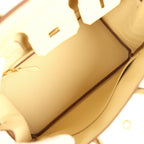 Hermes Birkin 25 Vanille Matte Alligator Gold Hardware
