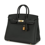 Hermes Birkin 25 Plomb Togo Gold Hardware