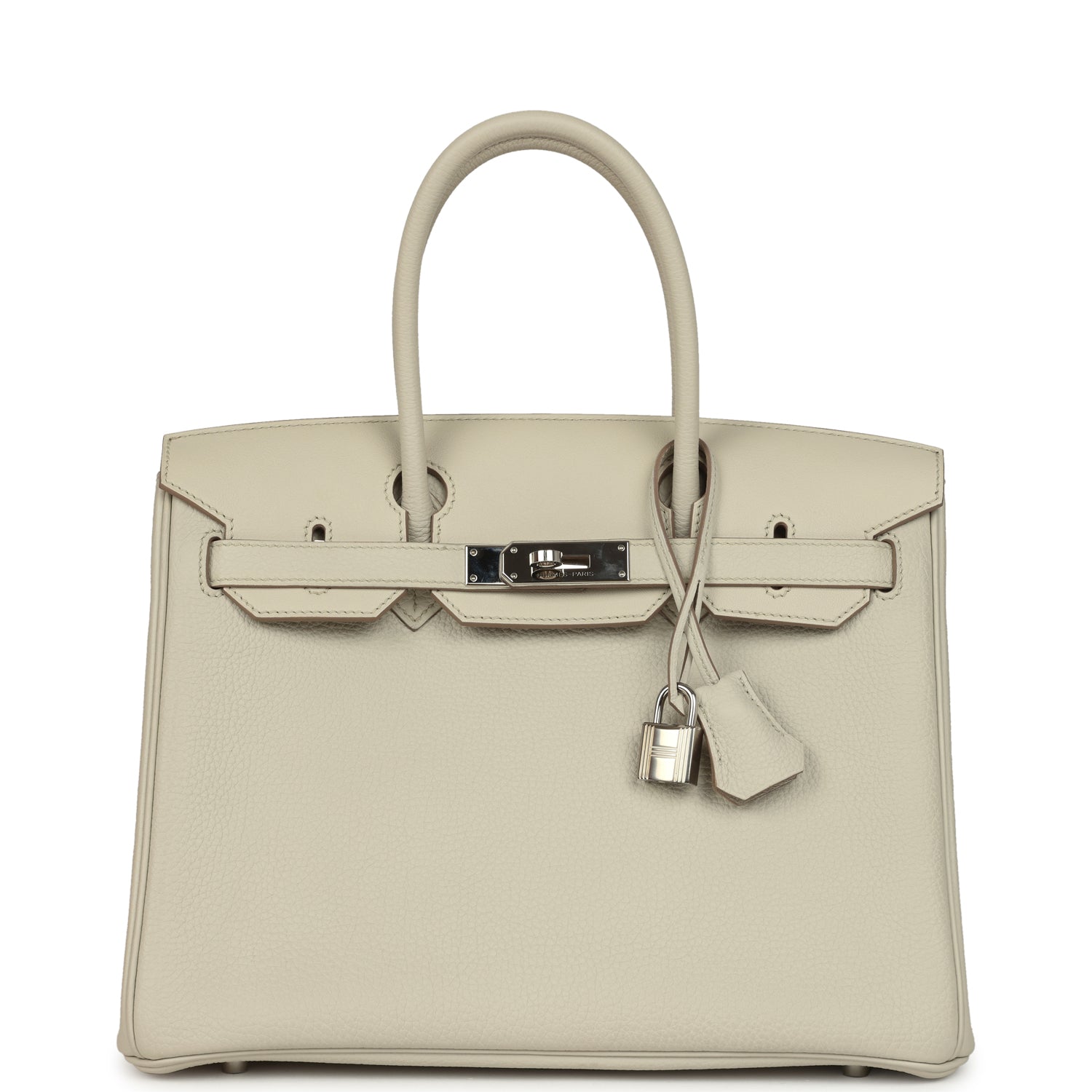 Hermes 3 en 1 Birkin 30 Beton Togo and Swift Palladium Hardware