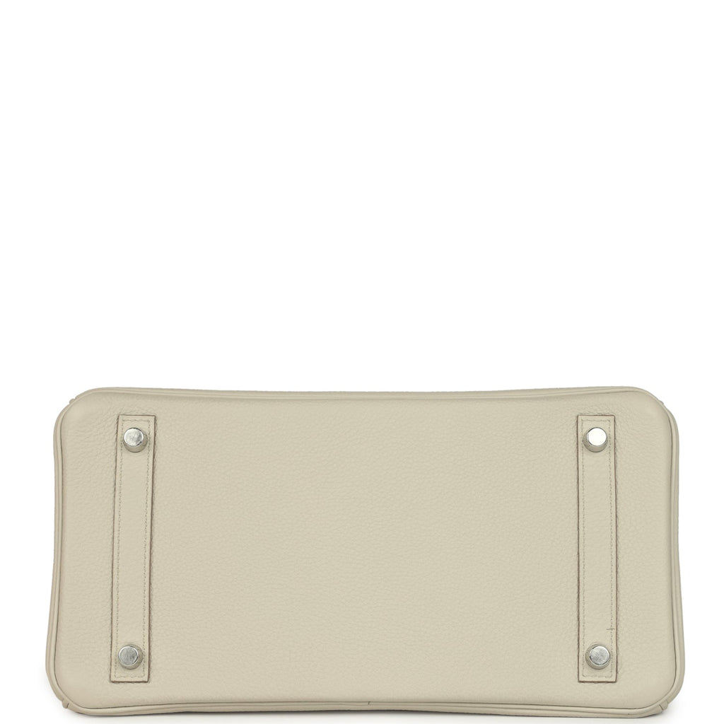 Hermes 3 en 1 Birkin 30 Beton Togo and Swift Palladium Hardware