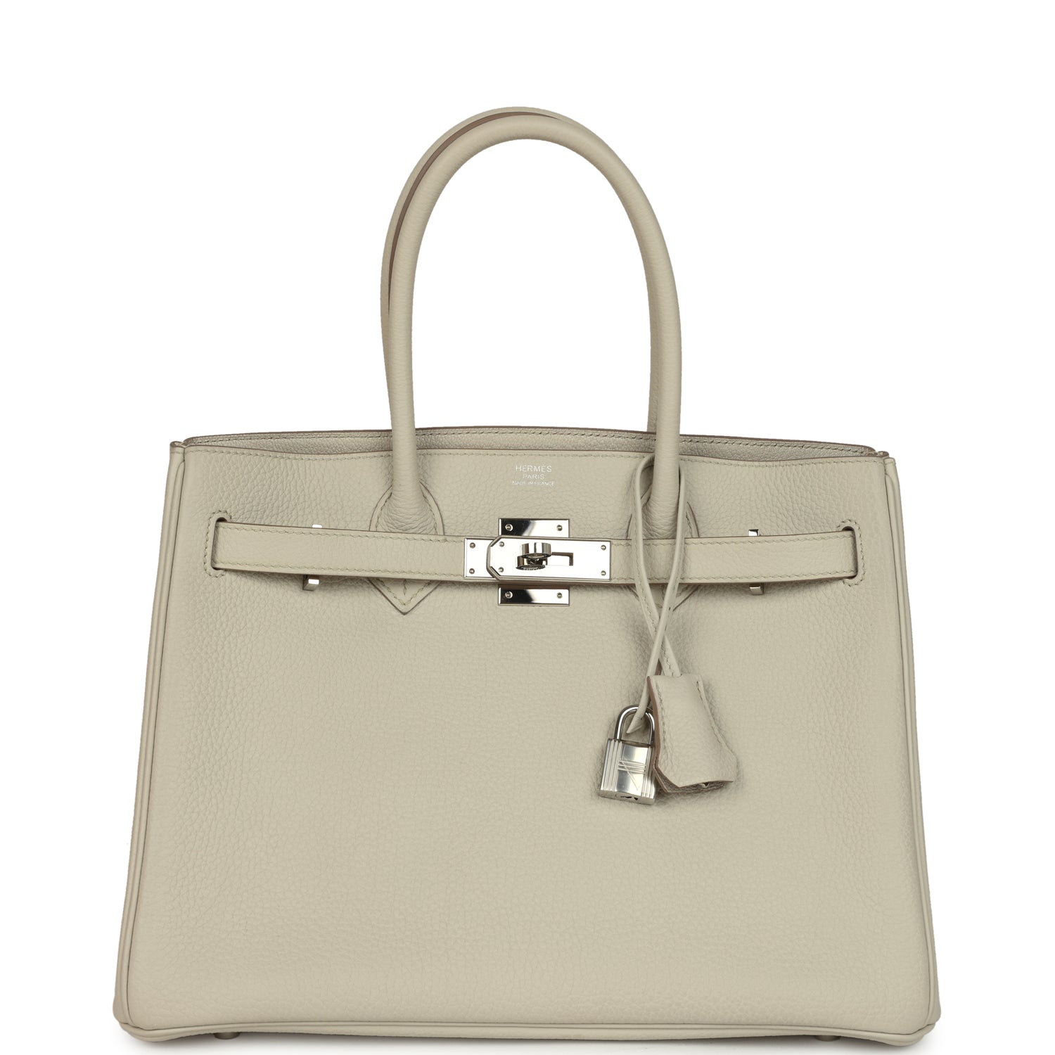 Hermes 3 en 1 Birkin 30 Beton Togo and Swift Palladium Hardware