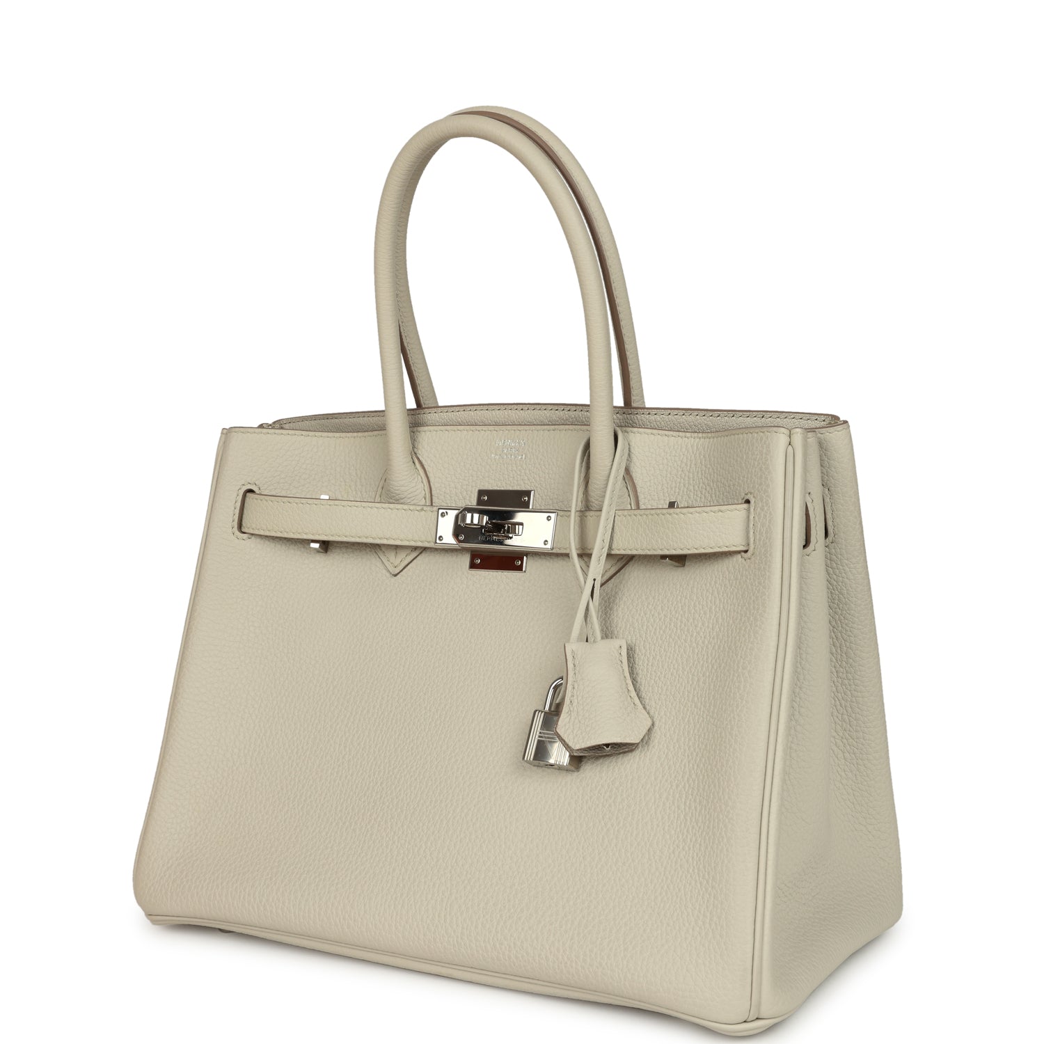 Hermes 3 en 1 Birkin 30 Beton Togo and Swift Palladium Hardware