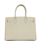 Hermes 3 en 1 Birkin 30 Beton Togo and Swift Palladium Hardware