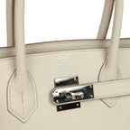Hermes 3 en 1 Birkin 30 Beton Togo and Swift Palladium Hardware
