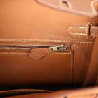 Hermes Birkin 25 Gold Togo Palladium Hardware