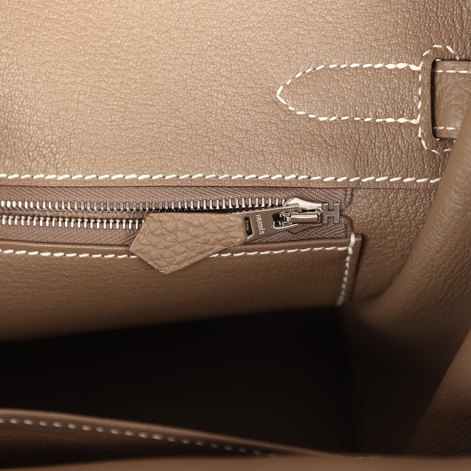 Hermes Birkin 30 Etoupe Togo Palladium Hardware