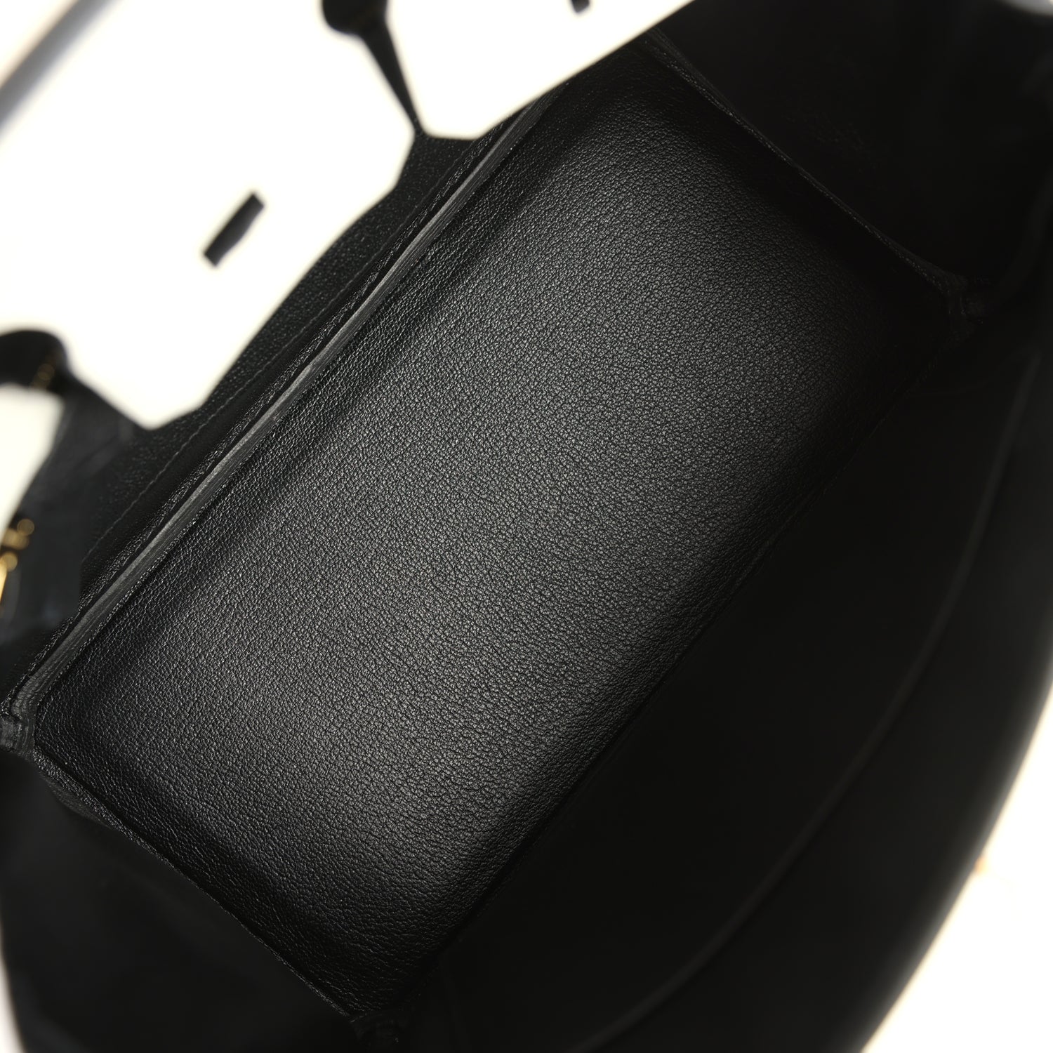 Hermes Special Order (HSS) Birkin 25 Bi-Color White and Black Clemence Brushed Gold Hardware