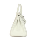 Hermes Birkin 25 New White Swift Palladium Hardware