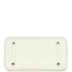 Hermes Birkin 25 New White Swift Palladium Hardware