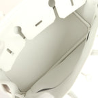 Hermes Birkin 25 New White Swift Palladium Hardware