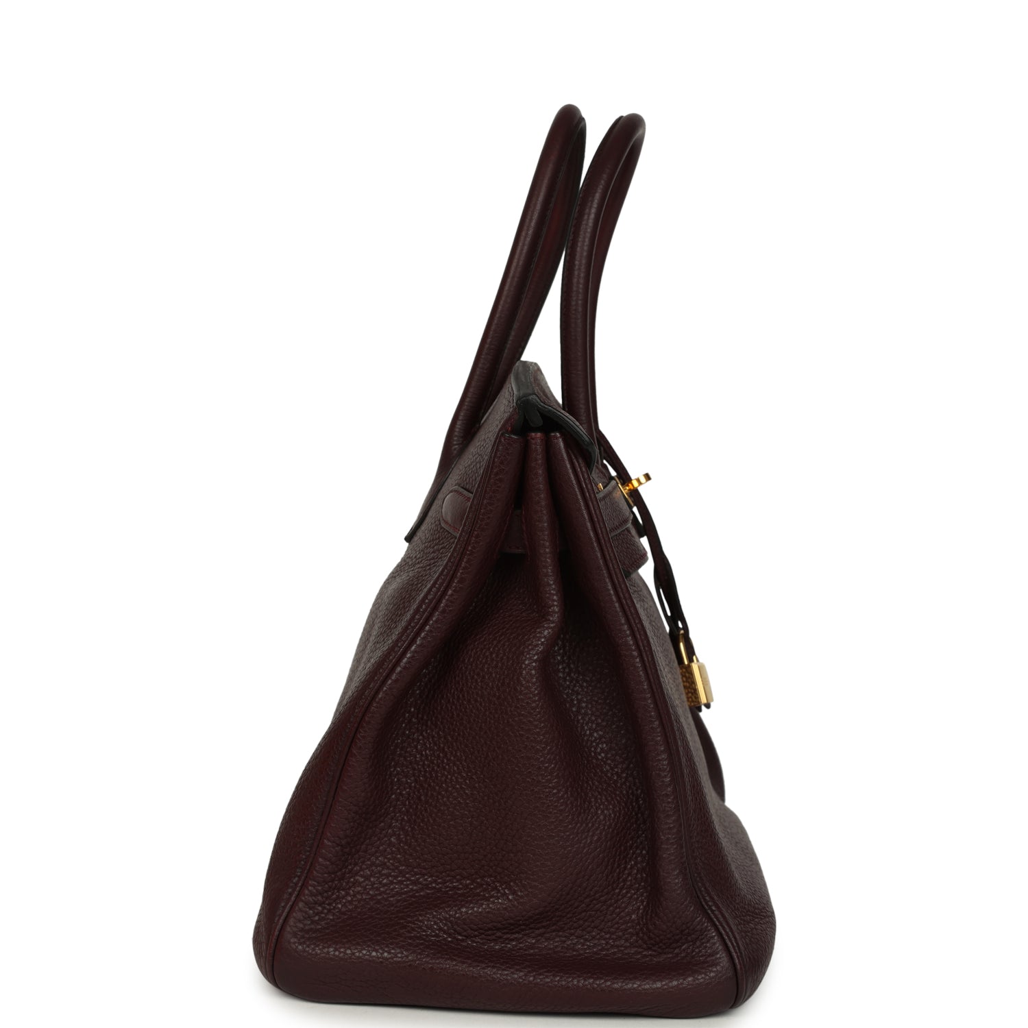 Hermes Birkin 35 Prune Clemence Gold Hardware