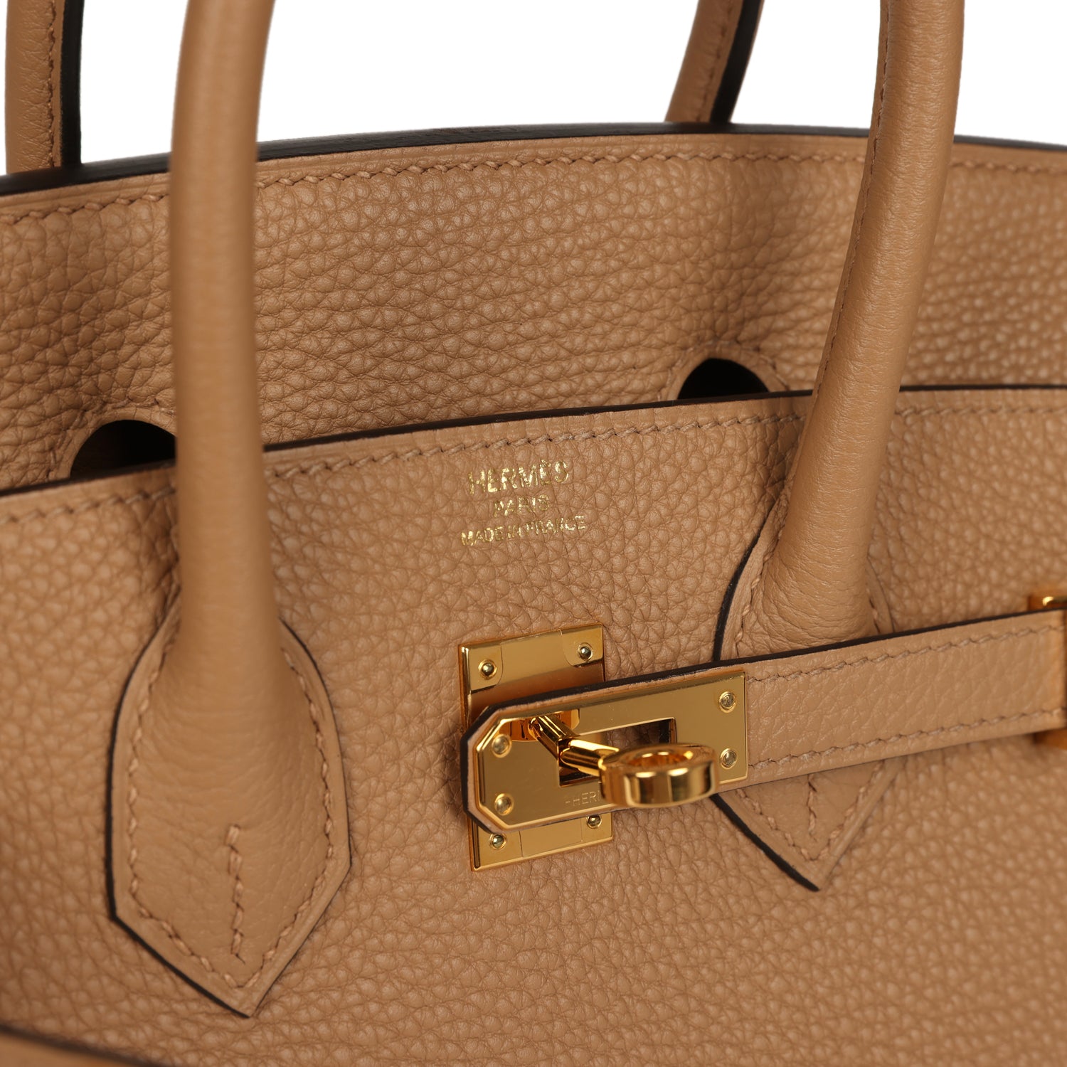 Hermes Birkin 25 Chai Togo Gold Hardware