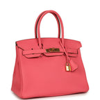 Hermes Birkin 30 Rose Lipstick Togo Gold Hardware