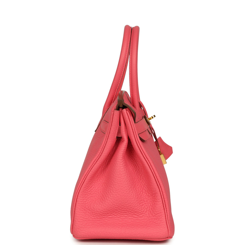 Hermes Birkin 30 Rose Lipstick Togo Gold Hardware