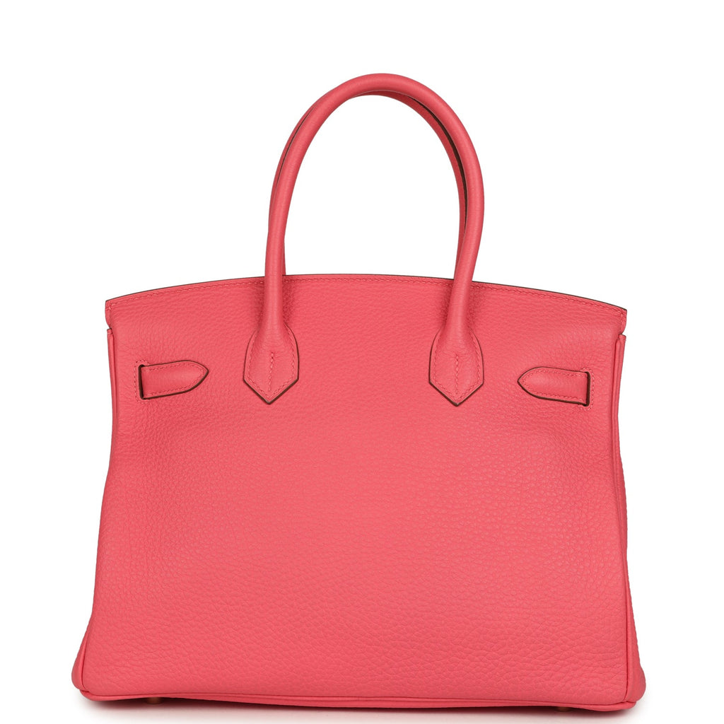 Hermes Birkin 30 Rose Lipstick Togo Gold Hardware