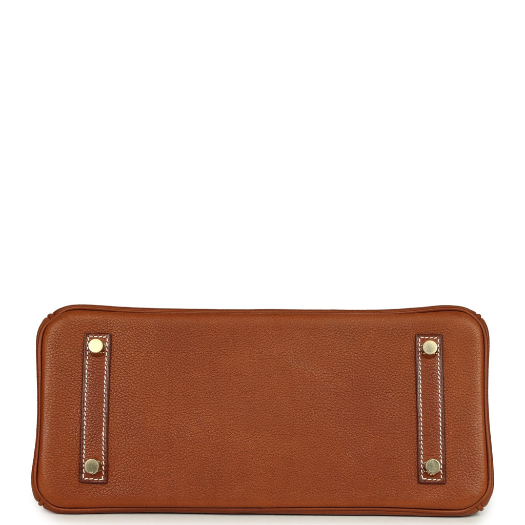 Hermes Shoulder Birkin Light 29 Fauve Barenia Faubourg Gold Hardware