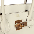 Hermes Special Order (HSS) Birkin 30 Craie Verso Epsom Rose Gold Hardware