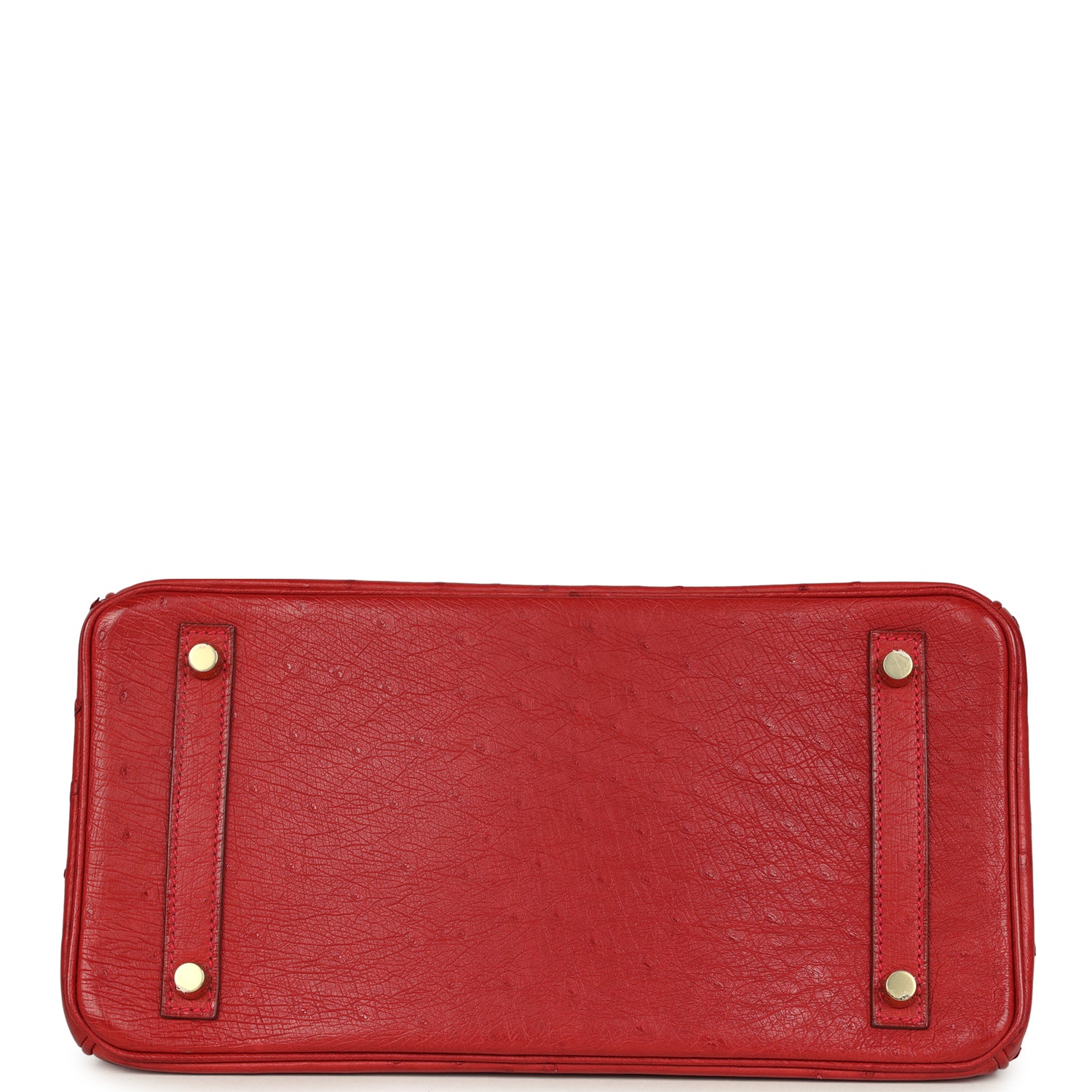 Hermes Birkin 30 Rouge Vif Ostrich Gold Hardware