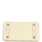 Hermes Birkin 25 Nata Ostrich Gold Hardware