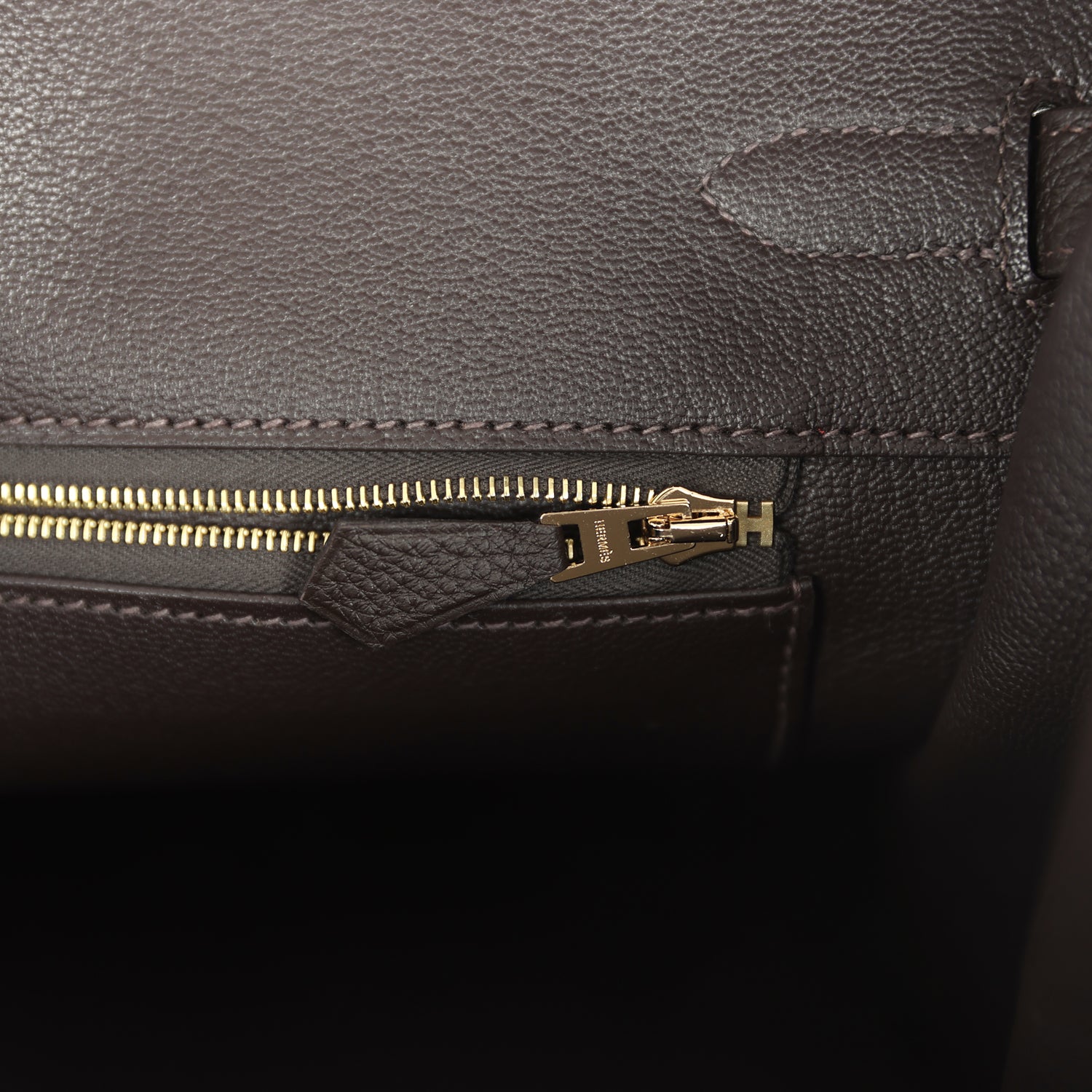 Hermes Birkin 35 Bai-Brun Togo Gold Hardware