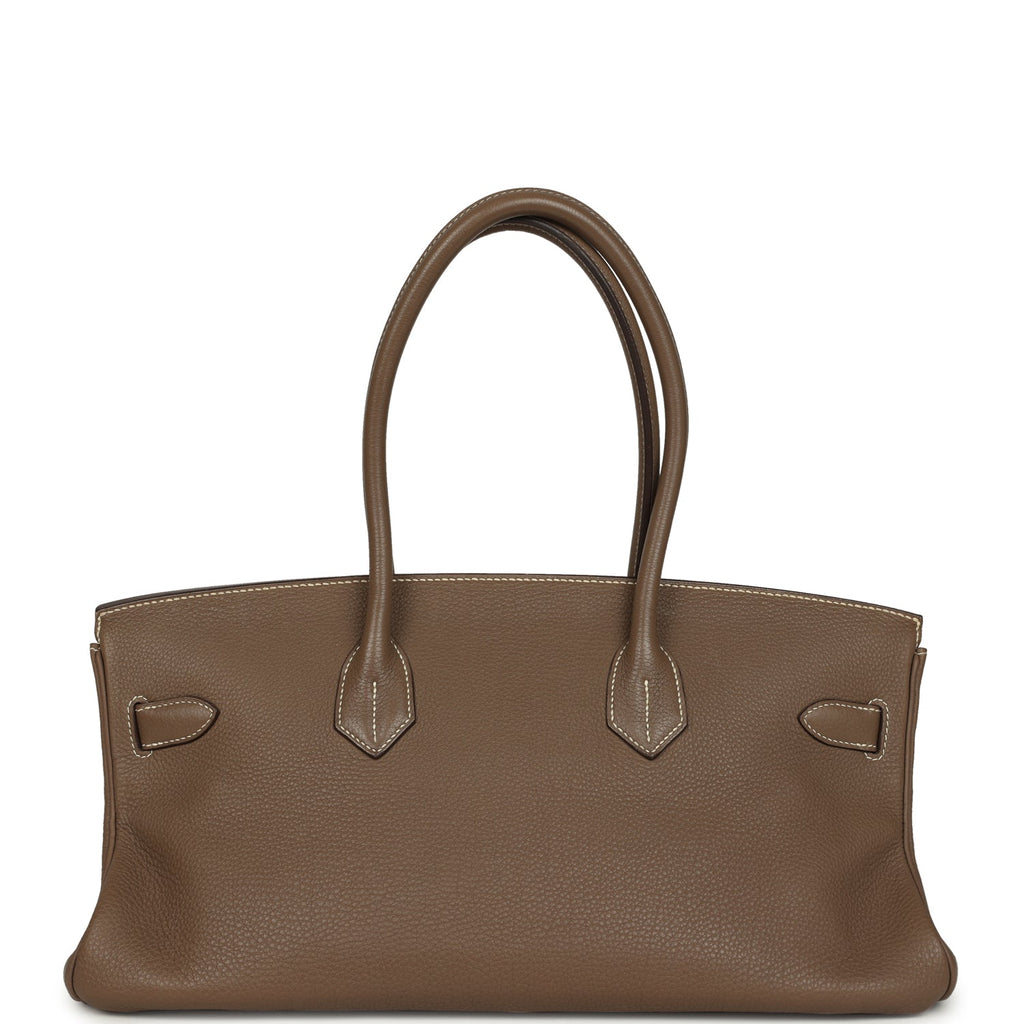 Vintage Hermes Shoulder Birkin 42 JPG Etoupe Togo Palladium Hardware