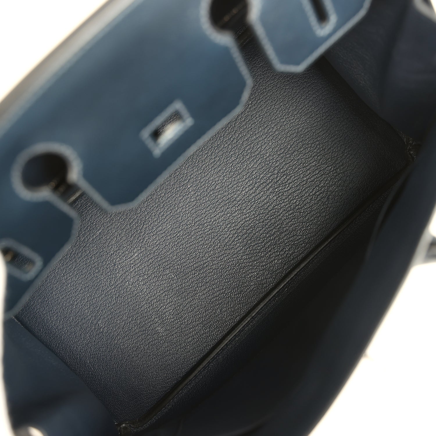 Hermes Birkin 30 Bleu Marine Box Palladium Hardware